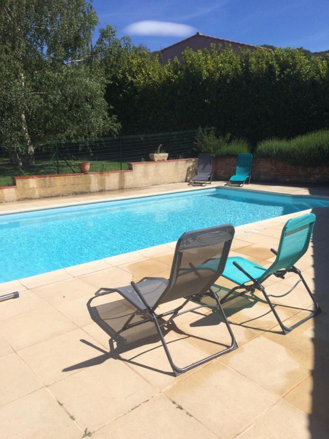 Gite Le Chalet Des Milles Et Un Chemins Castelnou Eksteriør bilde
